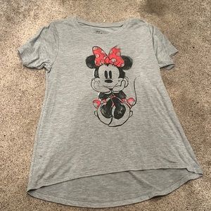 Grey Minnie Mouse Shirt